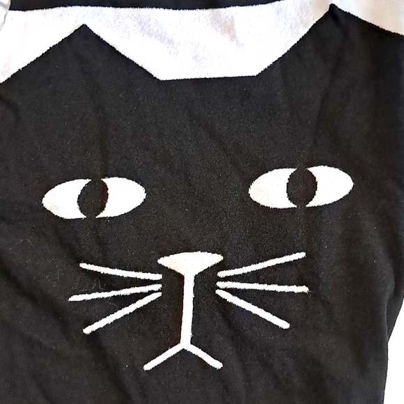 Cat Bodysuit Striped Sexy Black White Stripes Leg Avenue Unisex - Picture 10 of 13